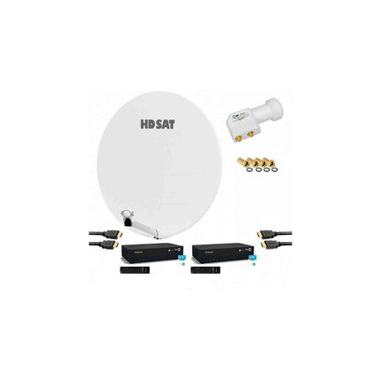 Antenne parabolique HDSAT Pack Parabole Satellite Fibre 85cm Avec