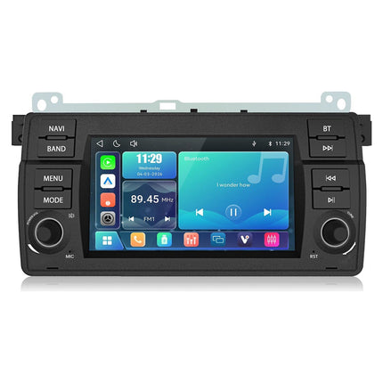 Autoradio connecté JUNSUN pour BMW E46 3er 1998-2006 7"Carplay FM