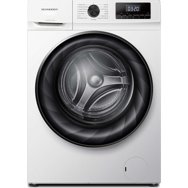 Lave linge séchant hublot SCHNEIDER SCLS107-WB