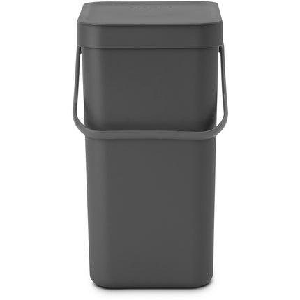 Poubelle de cuisine manuelle BRABANTIA Sort & Go 12L Grey