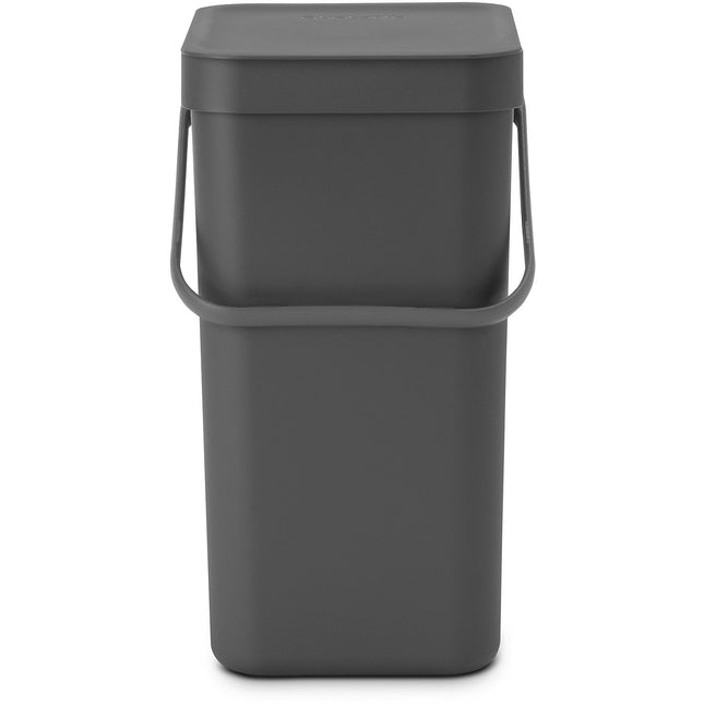 Poubelle de cuisine manuelle BRABANTIA Sort & Go 12L Grey