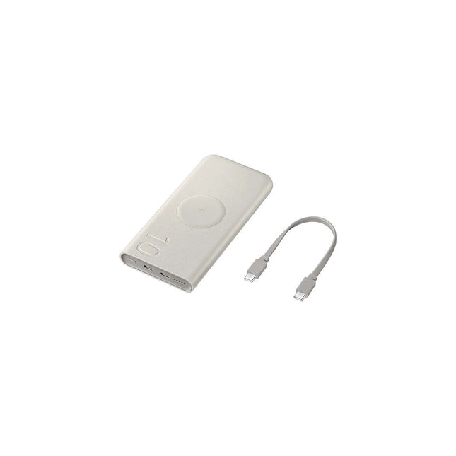 Batterie externe SAMSUNG 10000mAh 25W USB C / induction 7,5W Beige