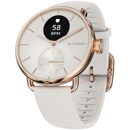 Montre santé WITHINGS Connecté Scanwatch 2 Rose Gold Sand 38mm