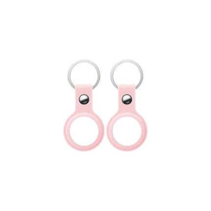 Etui PHONILLICO Airtag - Coque Rose x2