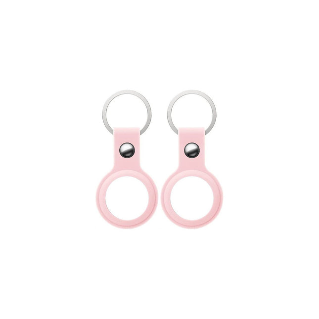 Etui PHONILLICO Airtag - Coque Rose x2