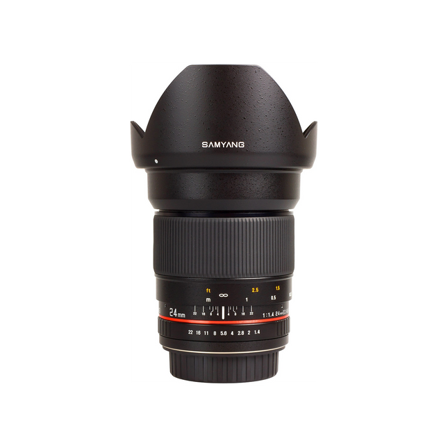 Objectif pour Reflex SAMYANG 24mm f/1.4 ED AS UMC Canon