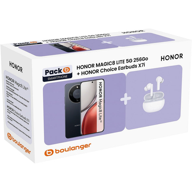 Smartphone HONOR Pack Magic 8Lite+Choice earbuds X7i Whit