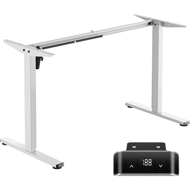 Bureau ergonomique ONKRON Pied Bureau motorisé, 70 kg, WDF221E-W