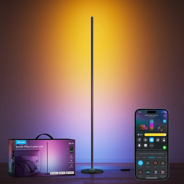 Lampe connectée GOVEE Lampadaire RGBICW 136 CM