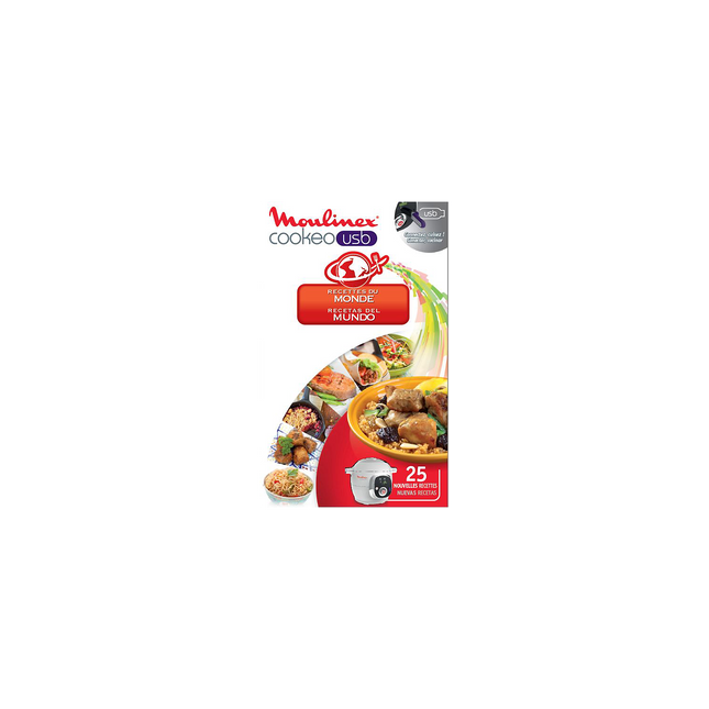 Livre de cuisine MOULINEX COOKEO 25 recettes du monde