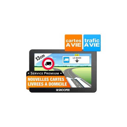 GPS SNOOPER Truckmate PL5400 Dashcam intégrée 5''