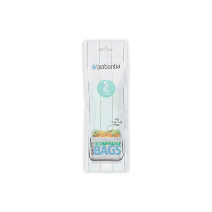 Sac poubelle BRABANTIA compostable perfecfit 6L x10