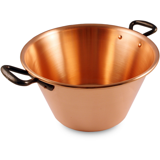 Bassine à confitures BAUMALU à gelée cuivre diam 26.5 cm