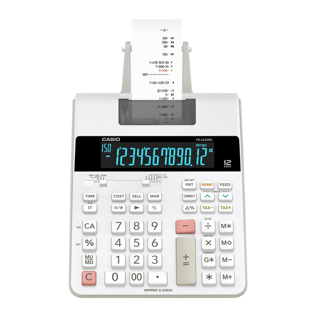 Calculatrice imprimante CASIO FR-2650RC