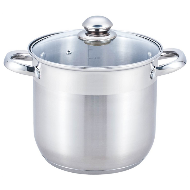 Marmite ESSENTIELB 20cm inox avec couvercle