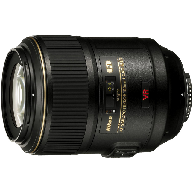 Objectif pour Reflex NIKON AF-S 105mm f/2.8G IF ED VR Micro Nikkor Reconditionné