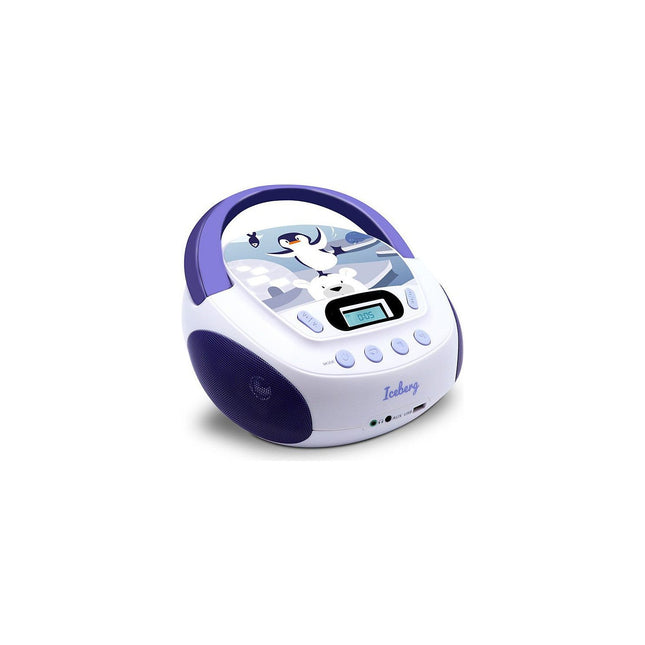 Lecteur CD METRONIC Lecteur CD MP3 Iceberg enfant avec port