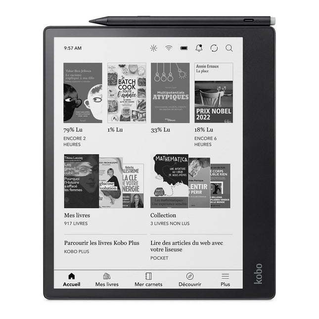 Liseuse eBook KOBO Pack Elipsa 2E + Stylus 2