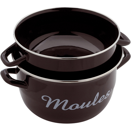 Marmite BAUMALU à moules diam 18cm noir avec inscription