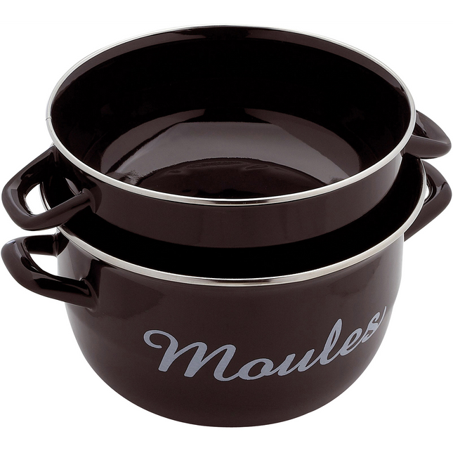 Marmite BAUMALU à moules diam 18cm noir avec inscription