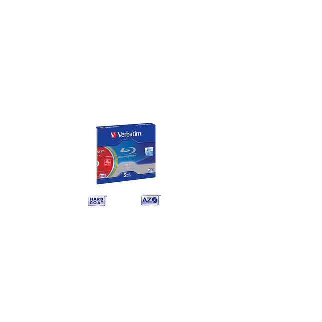 Blu-ray vierge VERBATIM BD-R Pack Jewel case 6x25GB