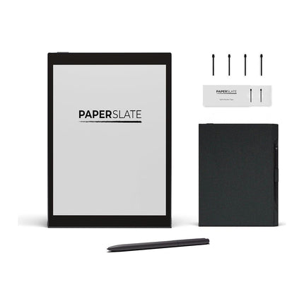 Bloc-notes numérique PAPERSLATE Pack Pro + Couverture Grise + 4 Mines