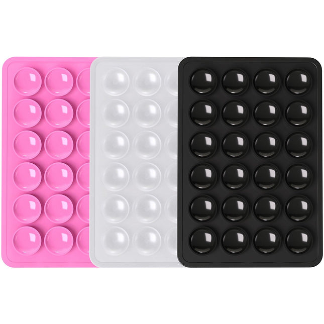 Support smartphone BBC x3 double-face ventousé noir/rose/gris