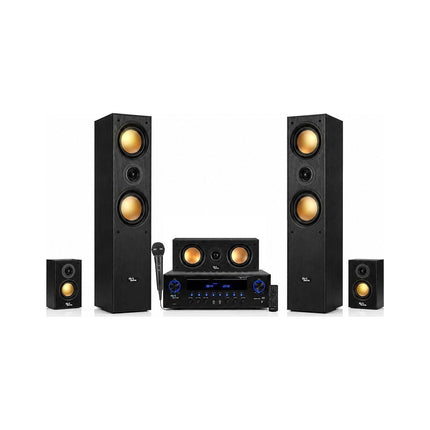 Pack enceinte Home Cinéma EVIDENCE ACOUSTICS Pack 850W Bluetooth Colonnes Karaoke USB