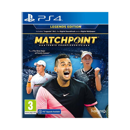 Jeu PS4 PLAION Matchpoint Tennis Championships Legends