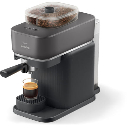 Machine à expresso PHILIPS Baristina BAR320/00 cafetière à grain bac double compartiment Blanche