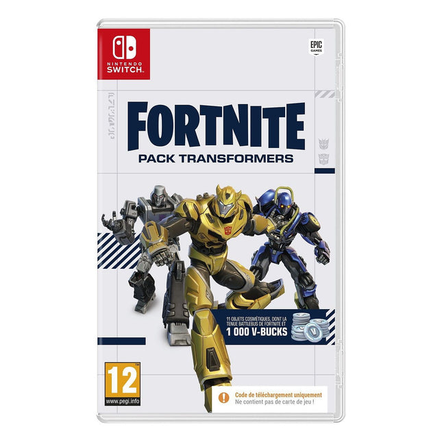 Jeu Switch EPIC GAMES Fortnite Pack Transformers (code De