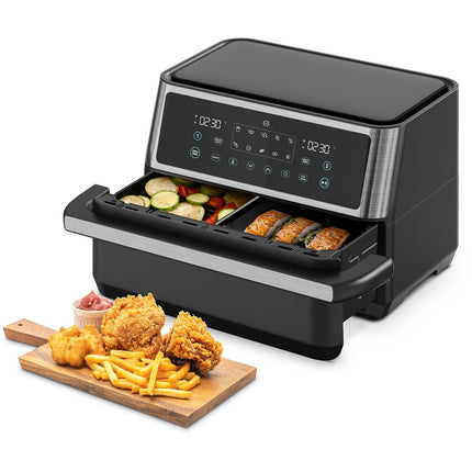 Friteuse sans huile ESSENTIELB EAF5 ,Noir, Flex Megazone XXL 11L