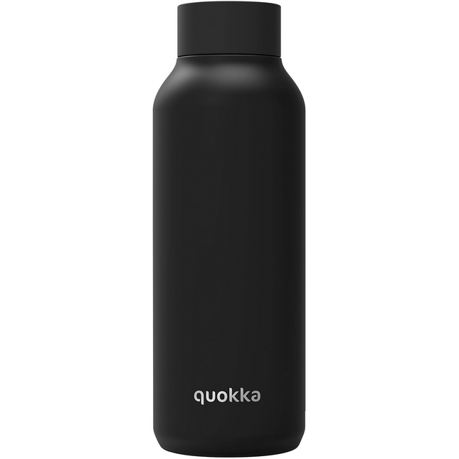 Bouteille isotherme QUOKKA Solid acier inox noir de jais 510