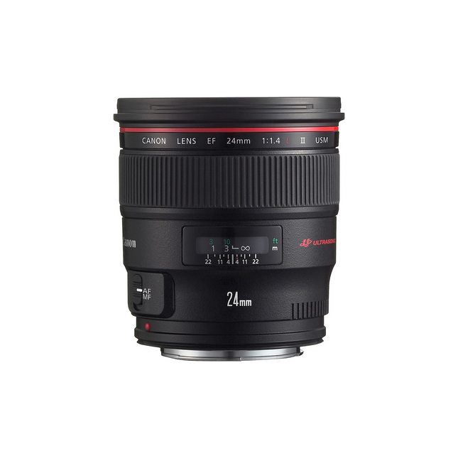 Objectif pour Reflex Plein Format CANON EF 24mm f/1.4 L II USM