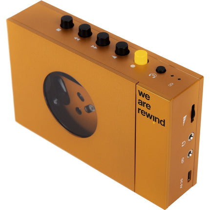 Lecteur cassette WE ARE REWIND Orange