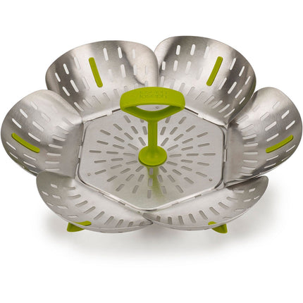 Panier vapeur JOSEPH JOSEPH Bloom Steel pliable en inox vert
