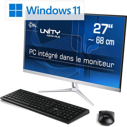Ordinateur tout-en-un CSL-COMPUTER Unity F27W-ALS/1000Go/8Go/Win11