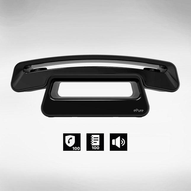 Téléphone sans fil ALCATEL ePure Iconic Noir