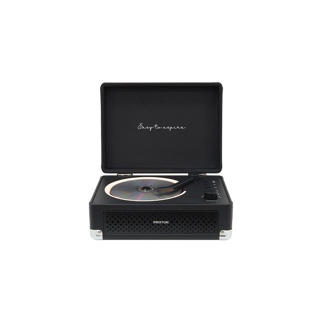 Platine CD PRIXTON Boogie Bluetooth, Radio FM et AUX, Noir