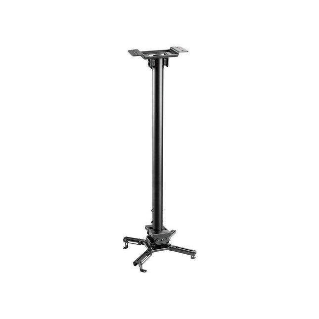 Support vidéoprojecteur KIMEX plafond, hauteur 75-115 cm, noir