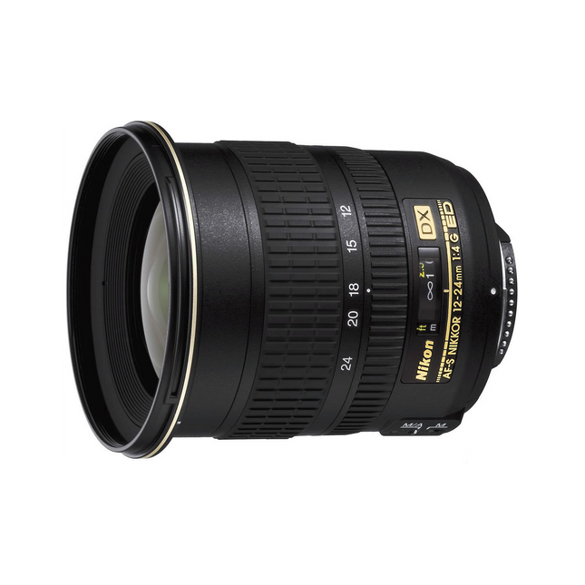 Objectif pour Reflex NIKON AF-S DX 12-24mm f/4G IF ED Nikkor Reconditionné