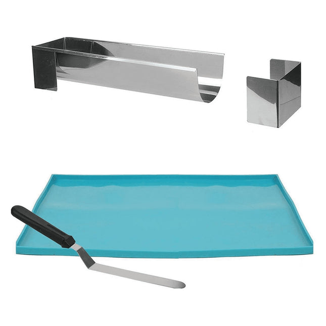 Kit Pâtisserie LILY COOK buche moule plaque genoise spatule