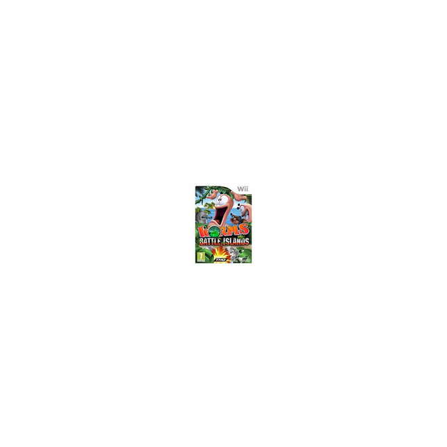 Jeu Wii THQ Worms Battle Island