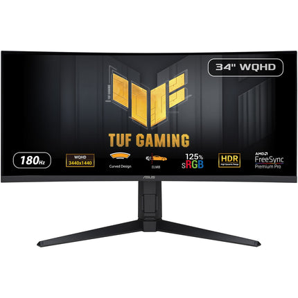 Ecran PC Gamer ASUS TUF VG34VQL1B 34" Incurvé WQHD 165Hz VA HDR 400 HDMI 2.1 AMD FreeSync