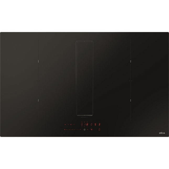 Plaque induction aspirante ELICA FIT PRO 83 RAW noir mat anti rayures