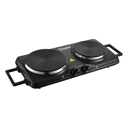 Domino électrique TECHWOOD Plaque Electrique 2 feux TECHWOOD protec