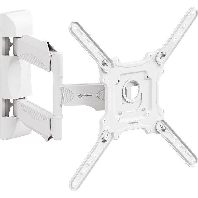 Support mural TV ONKRON 32–65", 35 kg max, Orientable M4-W Blanc