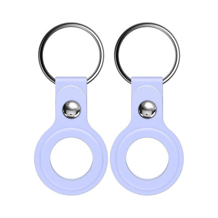 Etui PHONILLICO Airtag - Coque Violet x2