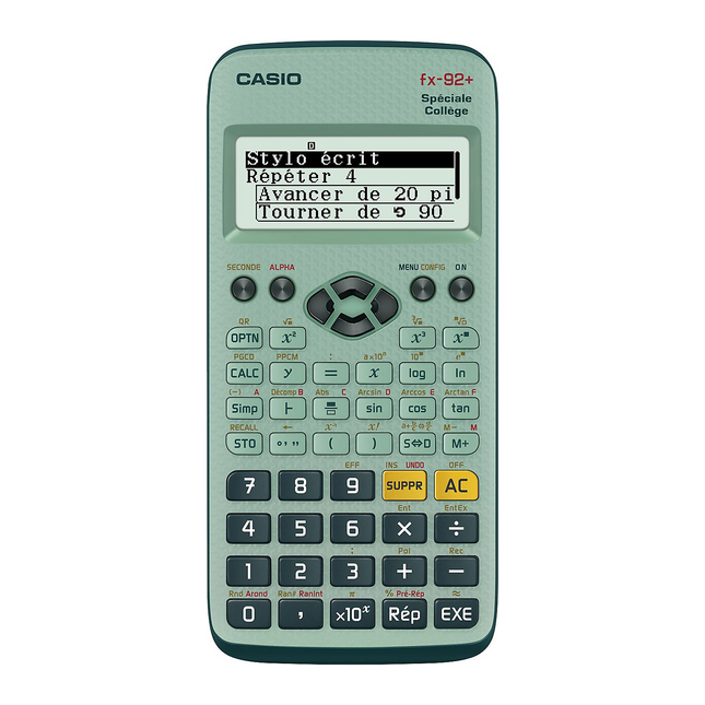 Calculatrice collège CASIO FX92+ Spéciale collège Reconditionné