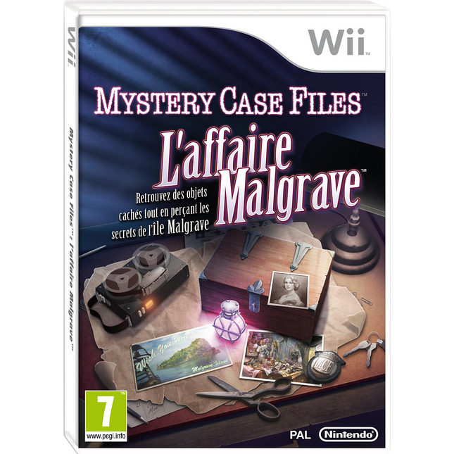 Jeu Wii NINTENDO Mystery Case Files:The malgrave Incident